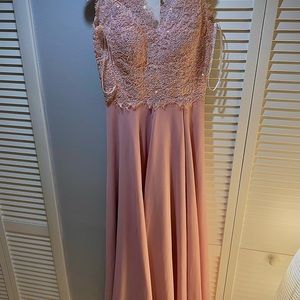 Beautiful Beaded Chiffon Gown